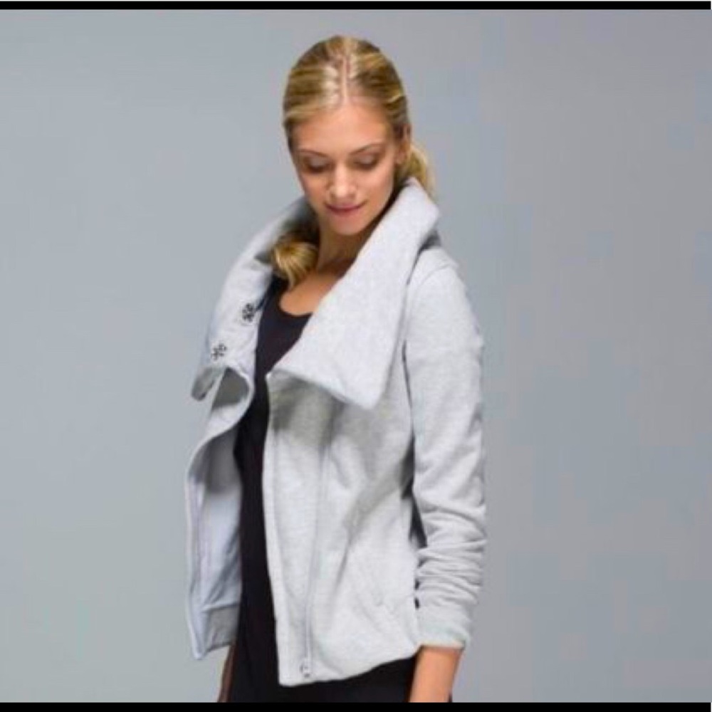 Lululemon Karmacollected jacket full zip gray